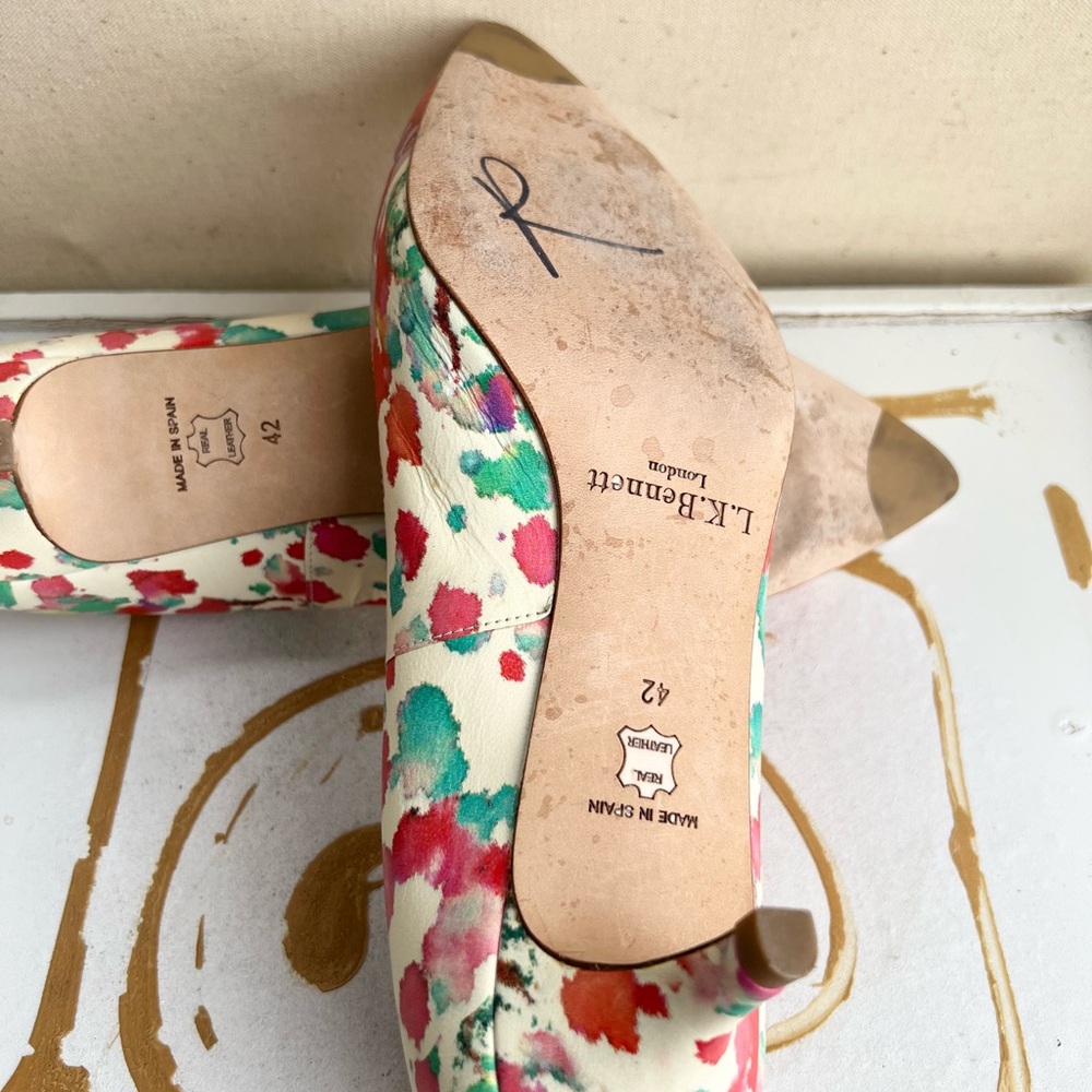 Lk Bennett Multicolor Patterned Heels - image 8